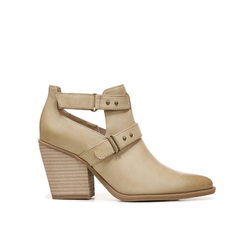 SOUL Naturalizer Straw Buckle Accent Match Ankle Boot Women’s Size 5.5 NEW - Picture 2 of 8
